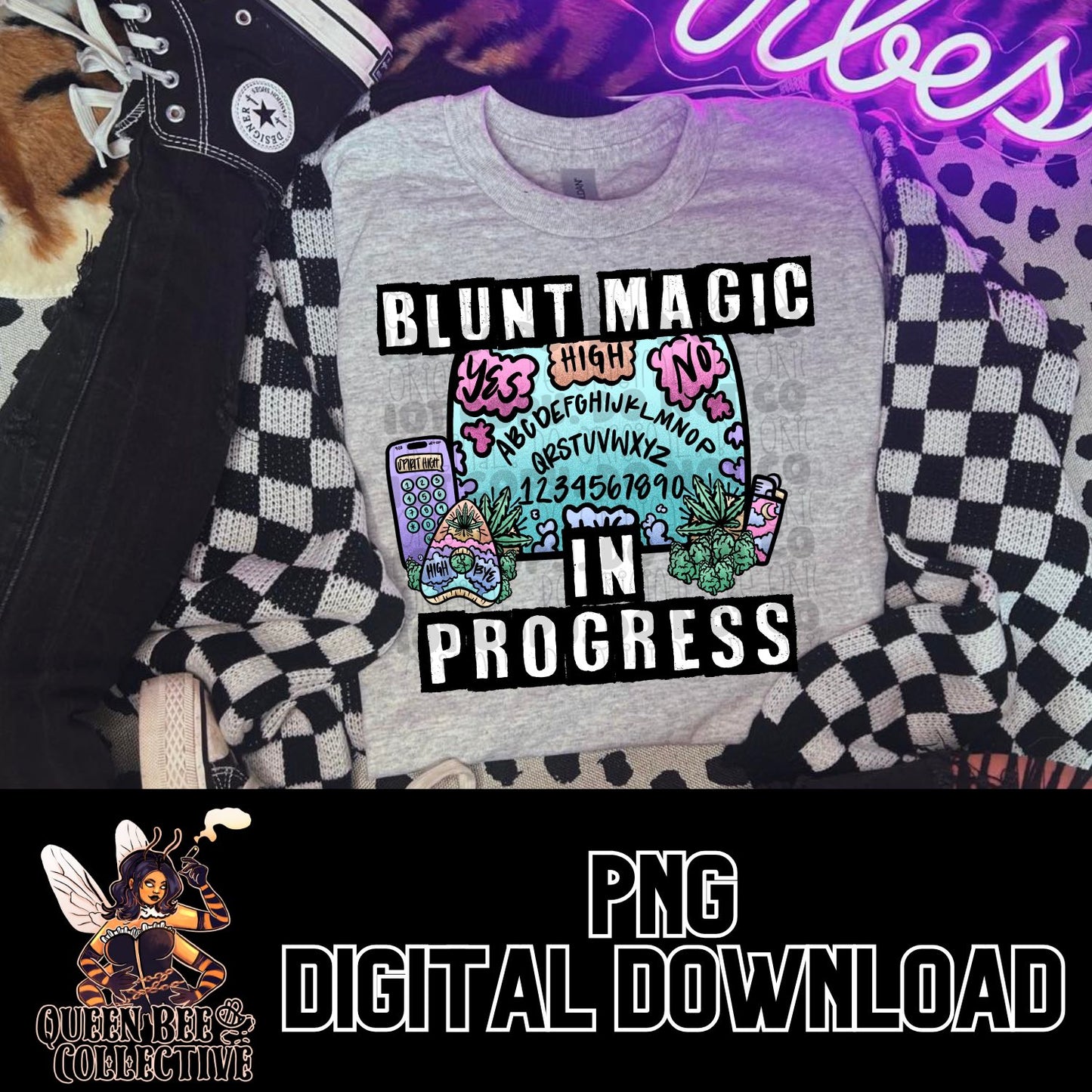 Bunt Magic in Progress Digital Download | PNG File