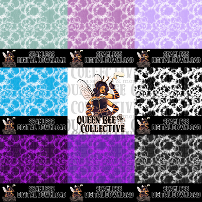 Tie Dye Bundle Digital Download | Seamless