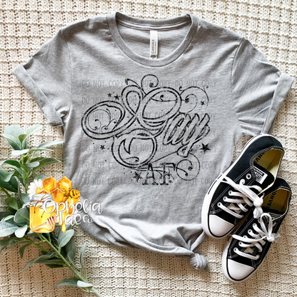 Single Color Gay AF Summer T-Shirt