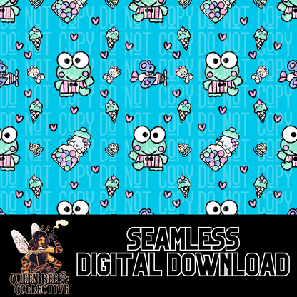 Frog & Kitty Vibes Digital Download | Seamless