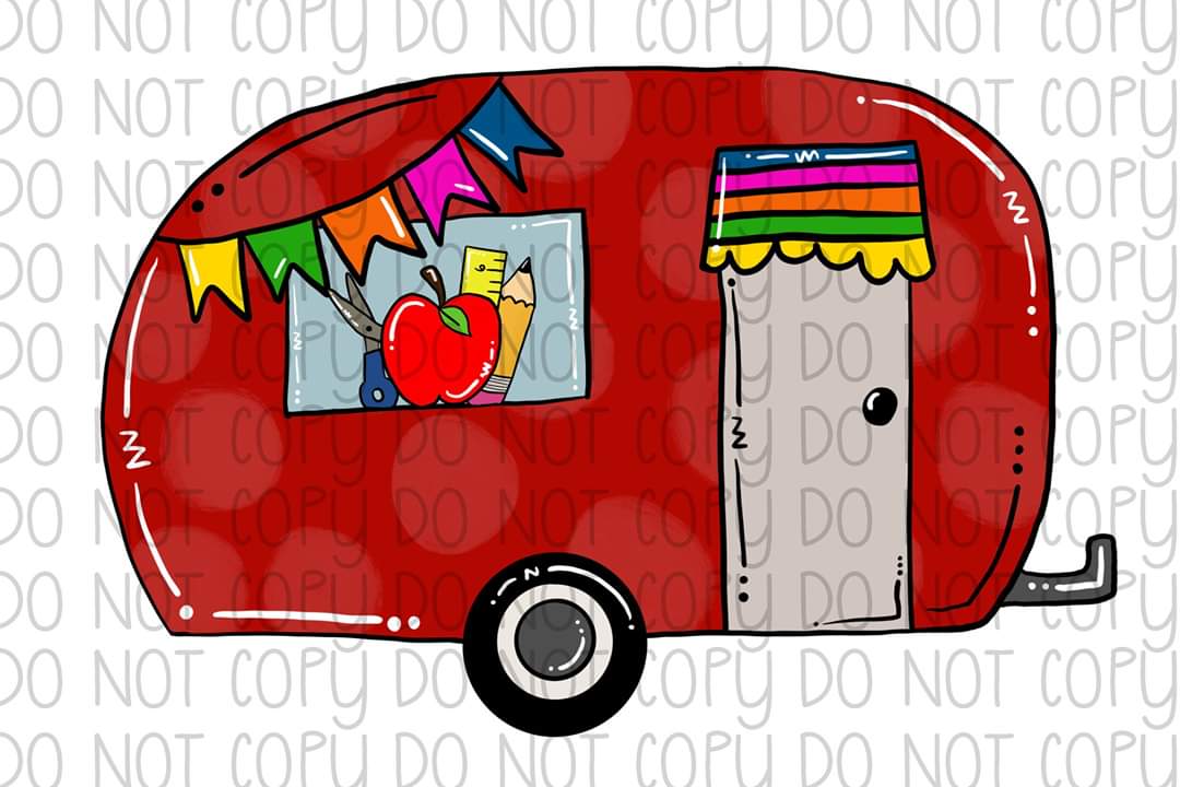 RV Camper  - Sublimation Transfer