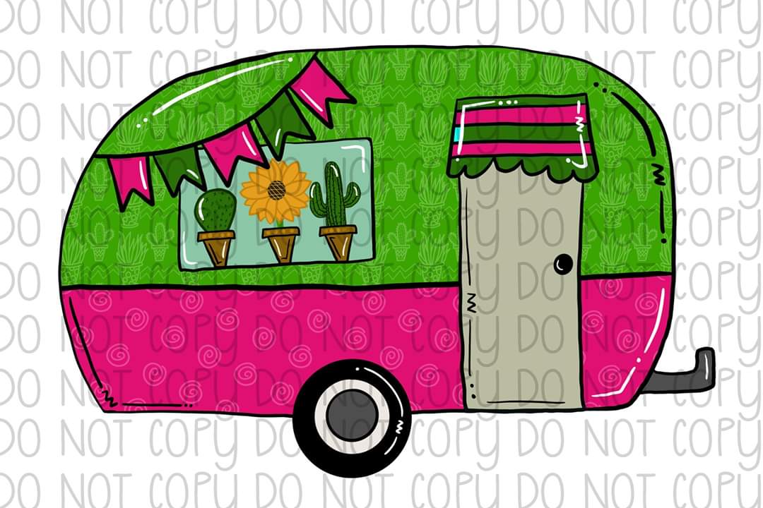 RV Camper  - Sublimation Transfer
